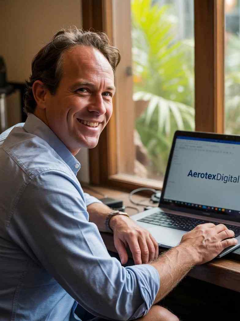 Bernie Didge, founder of Aerotex Digital, Cairns FNQ